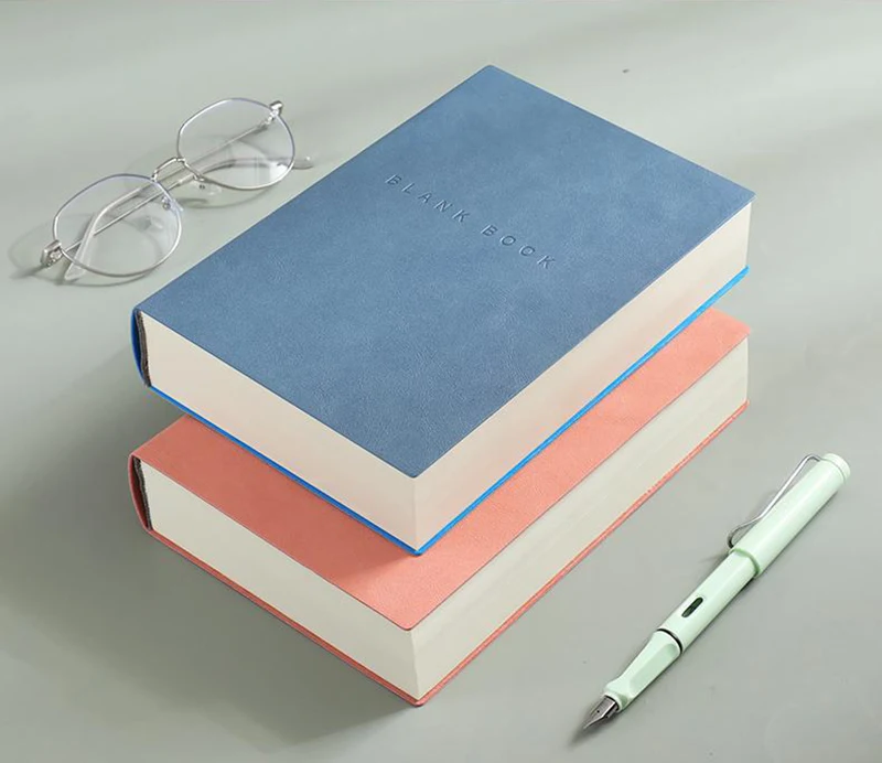 Superdickes Notizbuch (760 Seiten) A5 Kreativität Briefpapier Leere Notizblöcke Pu-Einband Schulbürobedarf (Skizzen und Graffiti) – Detail 14