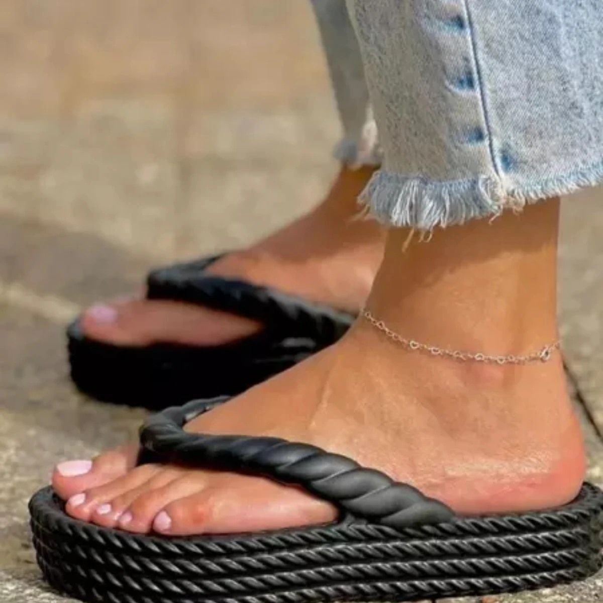 Chinelo Ortopédico Nuvem Flip Flop Plataforma Macio Chinelo Ortopédico Nuvem Flip Flop Plataforma Macio