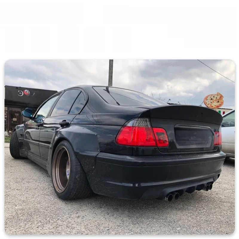 Voor 1998-2006 Bmw 3 E46 Coupe Sedan Csl Stijl Achterste Kofferbak Spoiler Lip Vleugel Duckbill Achterspoiler/Deksel Verlengstuk - afbeelding 2