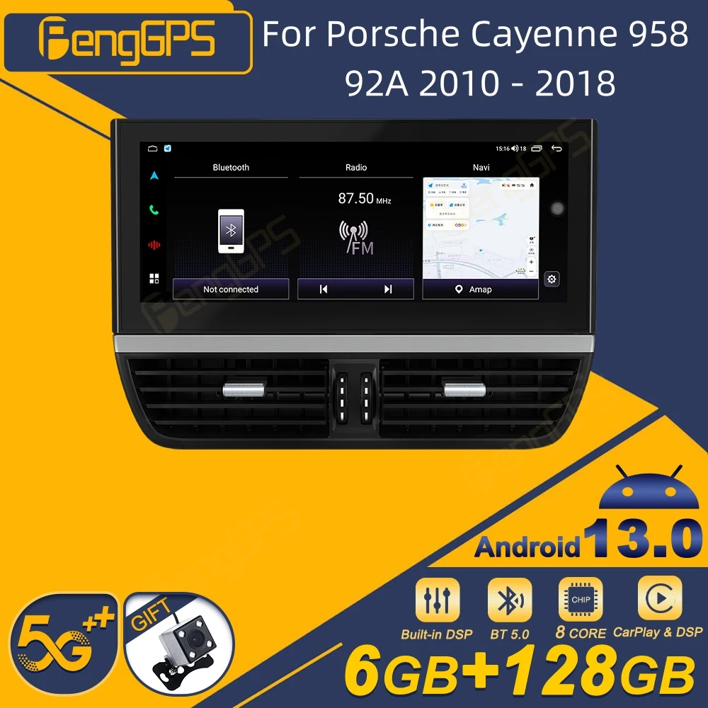 

For Porsche Cayenne 958 92A 2010 - 2018 Android Car Radio Screen Stereo Receiver Autoradio Multimedia Player GPS Navi Head Unit