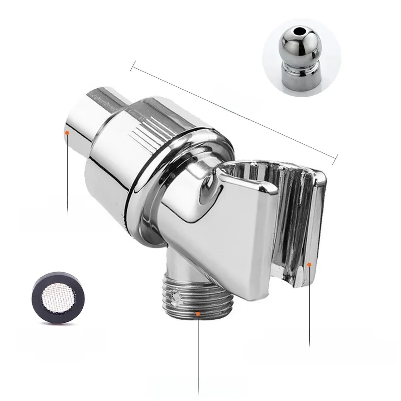 Support de pomme de douche à main universel, placage complet réglable, support de pomme de douche, support de salle de bain, Rotation Stable
