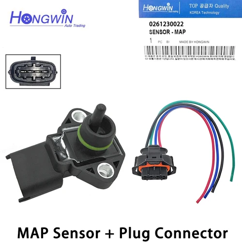 Imagen 1 del producto Conector de presión del colector del Sensor MAP para Opel, Chevrolet, Astra, Zafira, Blazer S10, Vectra 1,8, 2,0, 2,2, 2,4, 0261230022, 93259413
