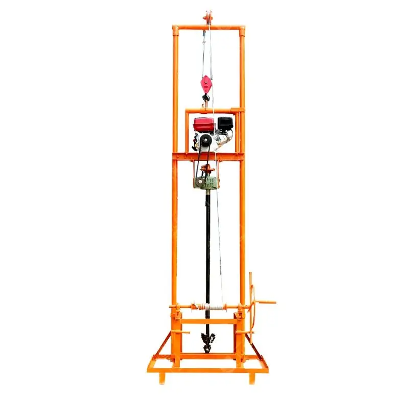 

Customized Micro Manual Water Well Drilling Rig 80m Petrol Diesel Lightweight Borehole For Sale Hot Selling