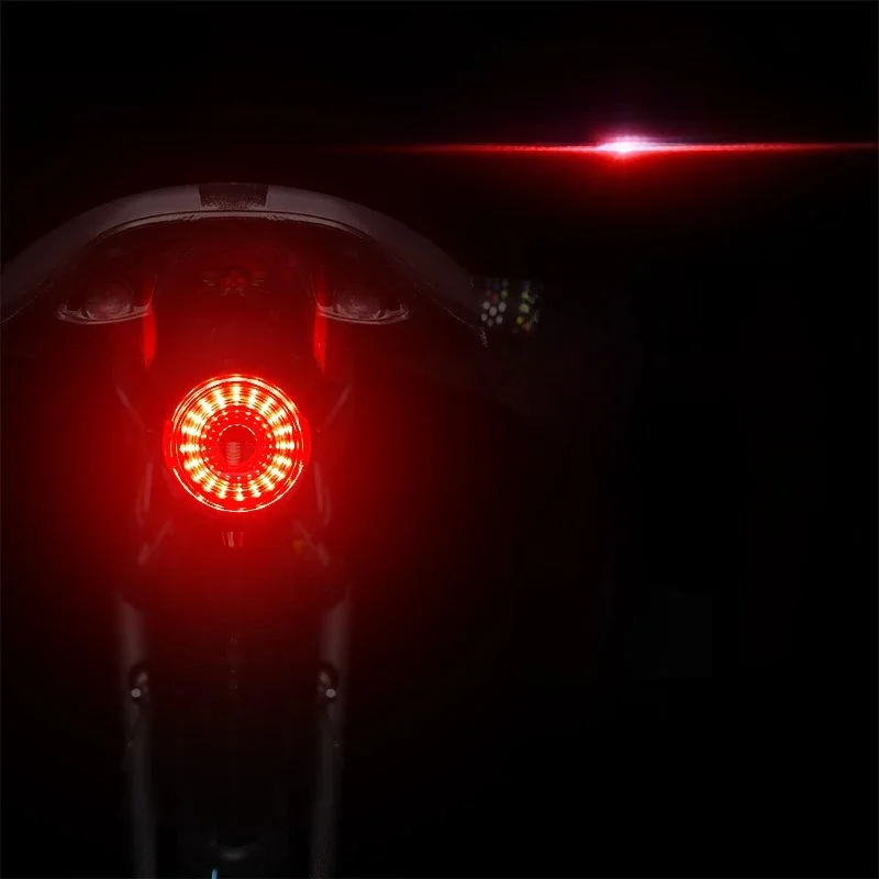 AliExpress West Biking WEST BIKING Bike Rear Light Waterproof Taillight Light LED Charging Bicycle Smart Auto Brake Sensing Light Bike Accessories