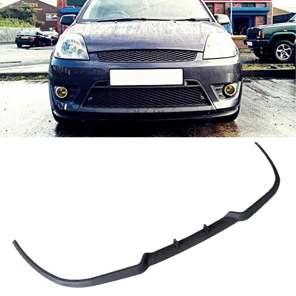 For Ford Fiesta MK6 CUPRA R FRONT SPOILER FRONT BUMPER LIP Spoiler lip universal 3pcs body kit Sport lip tuning Protector