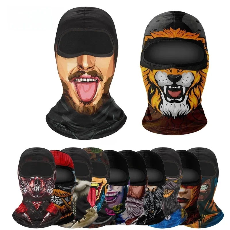 AliExpress Men Motorcycle Mask Bike Helmet Liner Balaclava Skull Full Face Cover Hat Skiing Cap Cycling Hunting Head Neck Gaiter