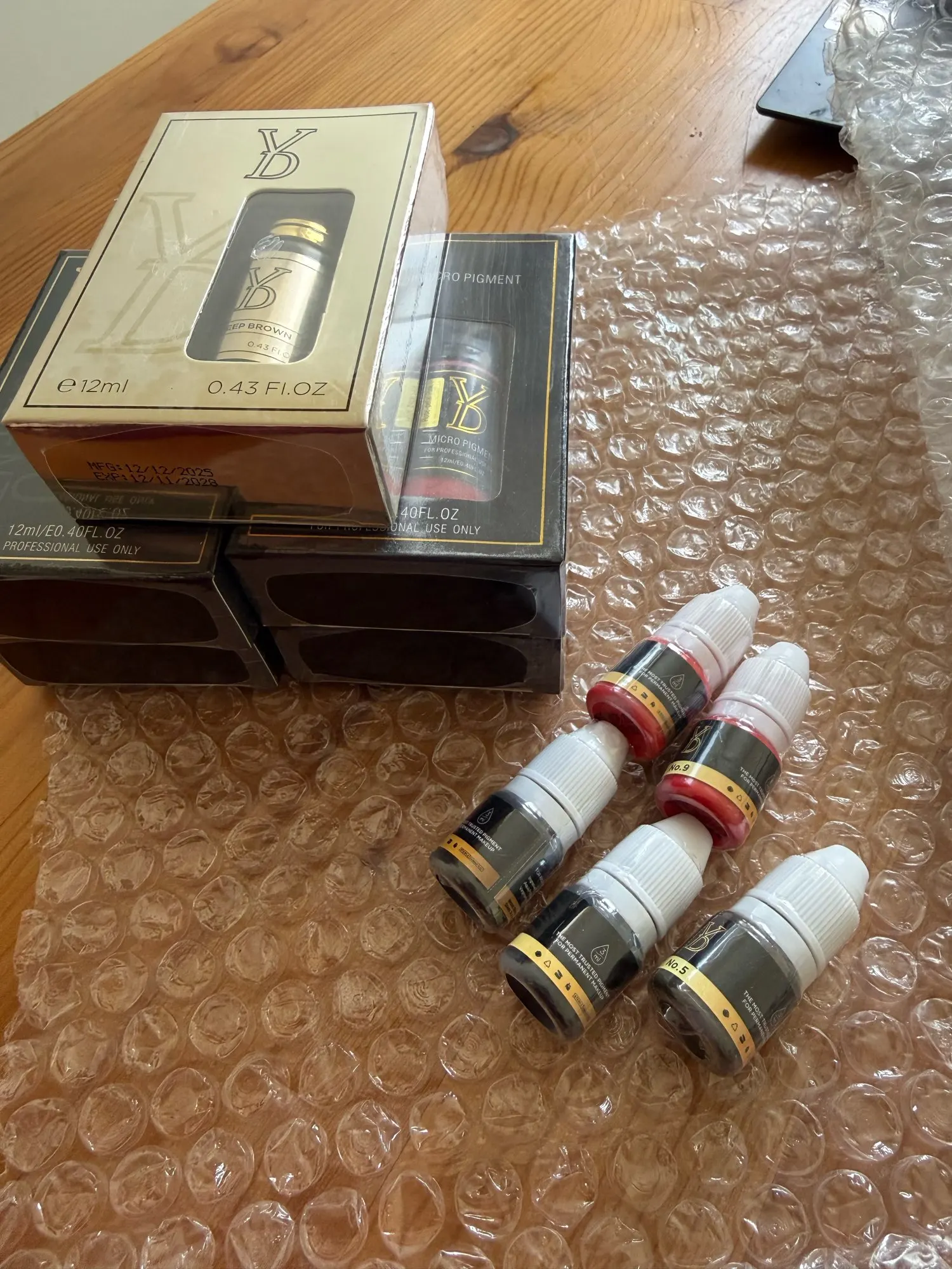 YDPMU Hybrid PMU Pigment 12ml Eyebrow Microblading photo review