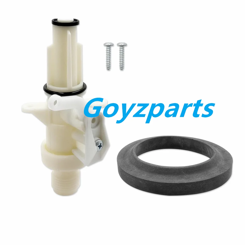 13168 Upgraded RV Toilet Water Valve Kit Compatible with Thetford Aqua Magic IV Toilets High and Low Models