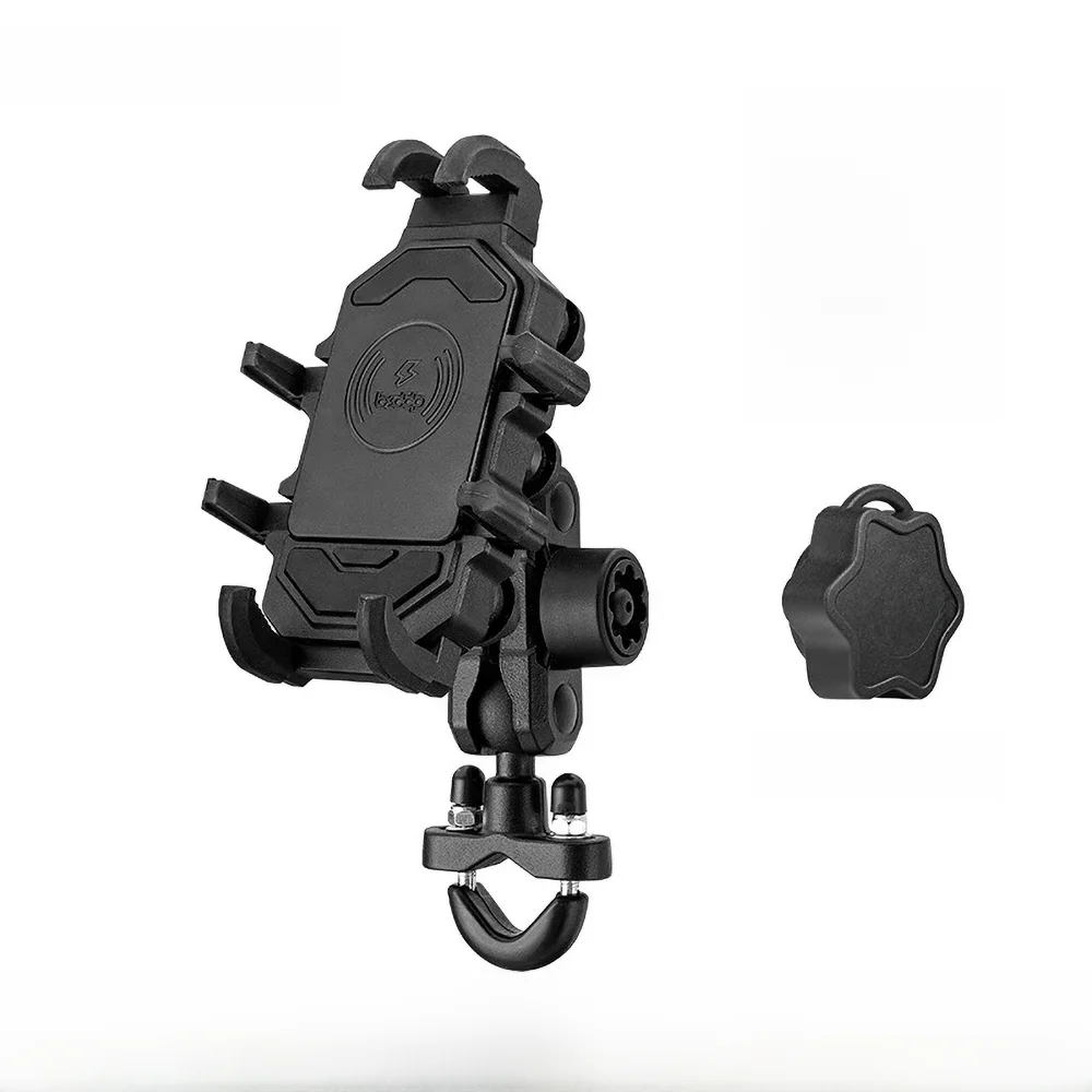 AliExpress EXSKOF Motorcycle Phone Mount With Vibration Dampener Bike Handlebar Holder Anti-Shake Holds Fit 4.7''-7.1'' Smart phone Cell Phones