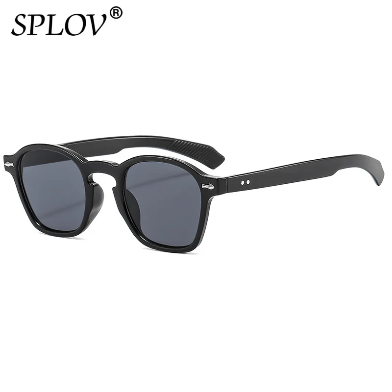 Retro Round Sunglasses for Men Women Square Vintage Sun Glasses Yellow Red Classic Driver Shades Luxury Ladies Eyewear UV400