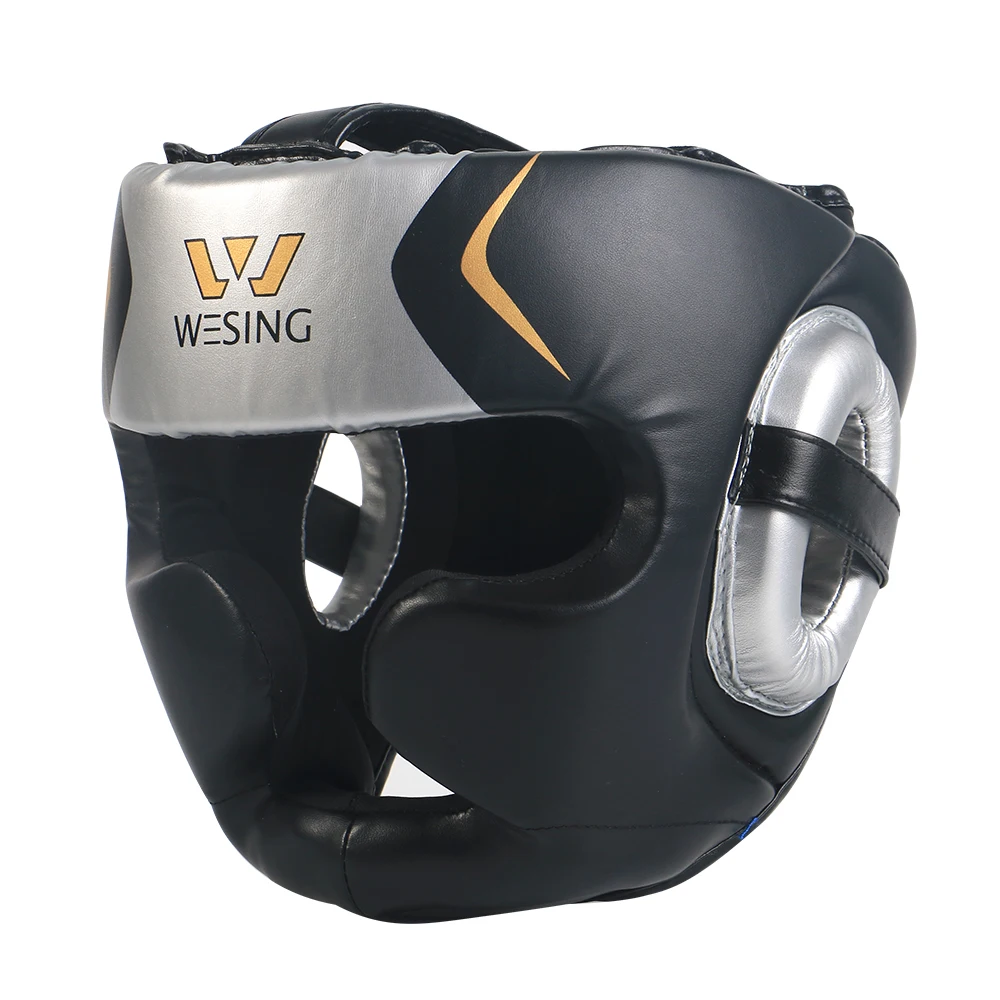 

Wesing Boxing Headgear for Men Women kids Kickboxing Enclosed Headgear MMA Muay Thai Fighting Sparring Punching Headgear with Ch