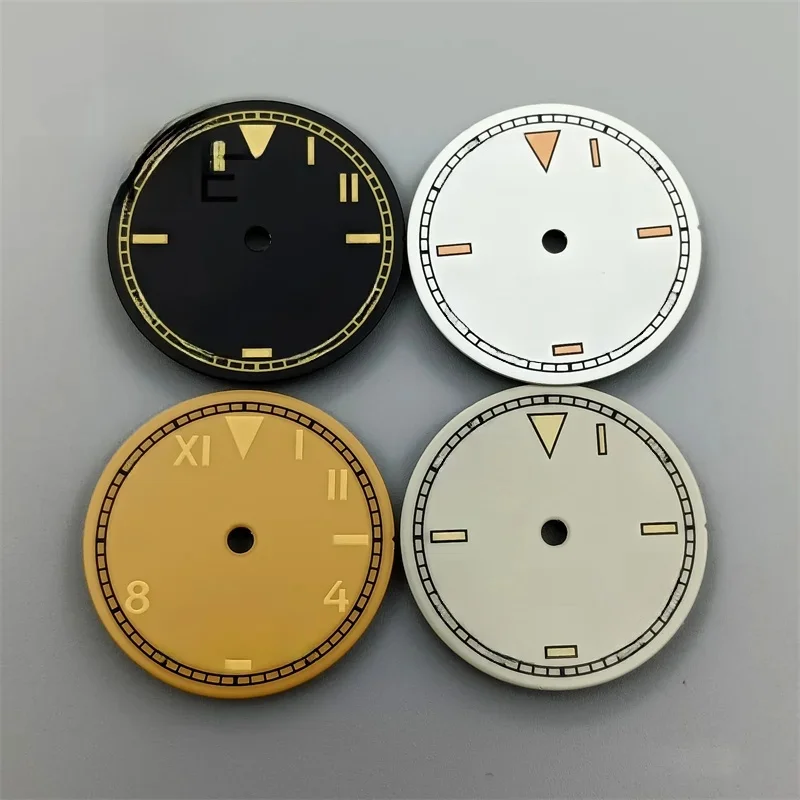 BLIGER 29mm czarny biały żółty szary zegarek w Kalifornii zielona świecąca Fit NH35 NH36 Miyota8215 DG2813 3804 PT5000 ruch — zdjęcie 2