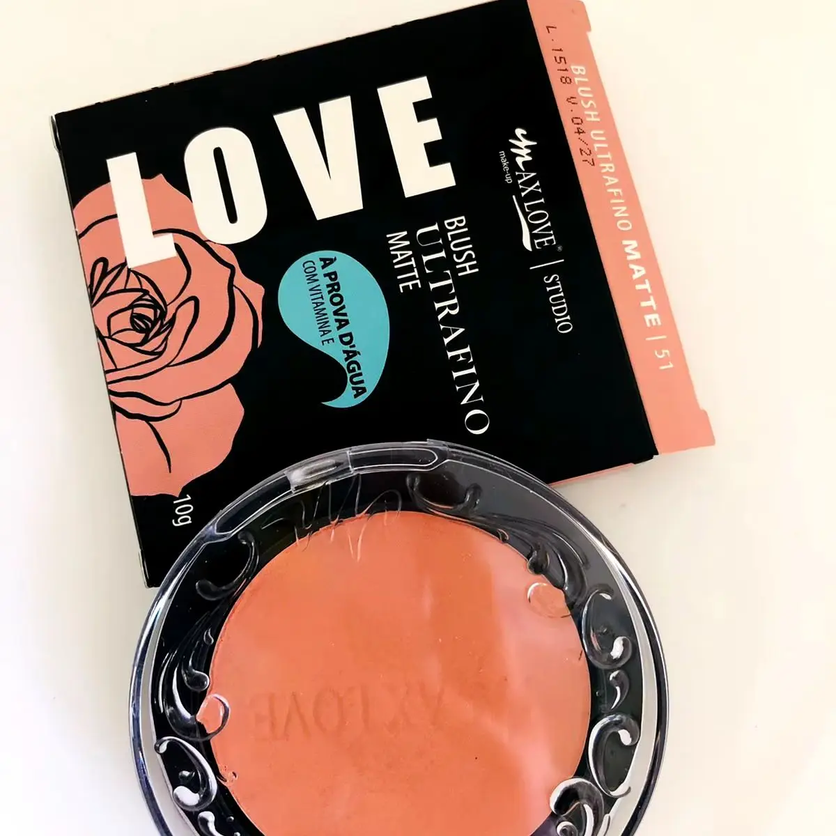 BLUSH ULTRAFINO MATTE A PROVA D'ÁGUA - MAX LOVE N.51