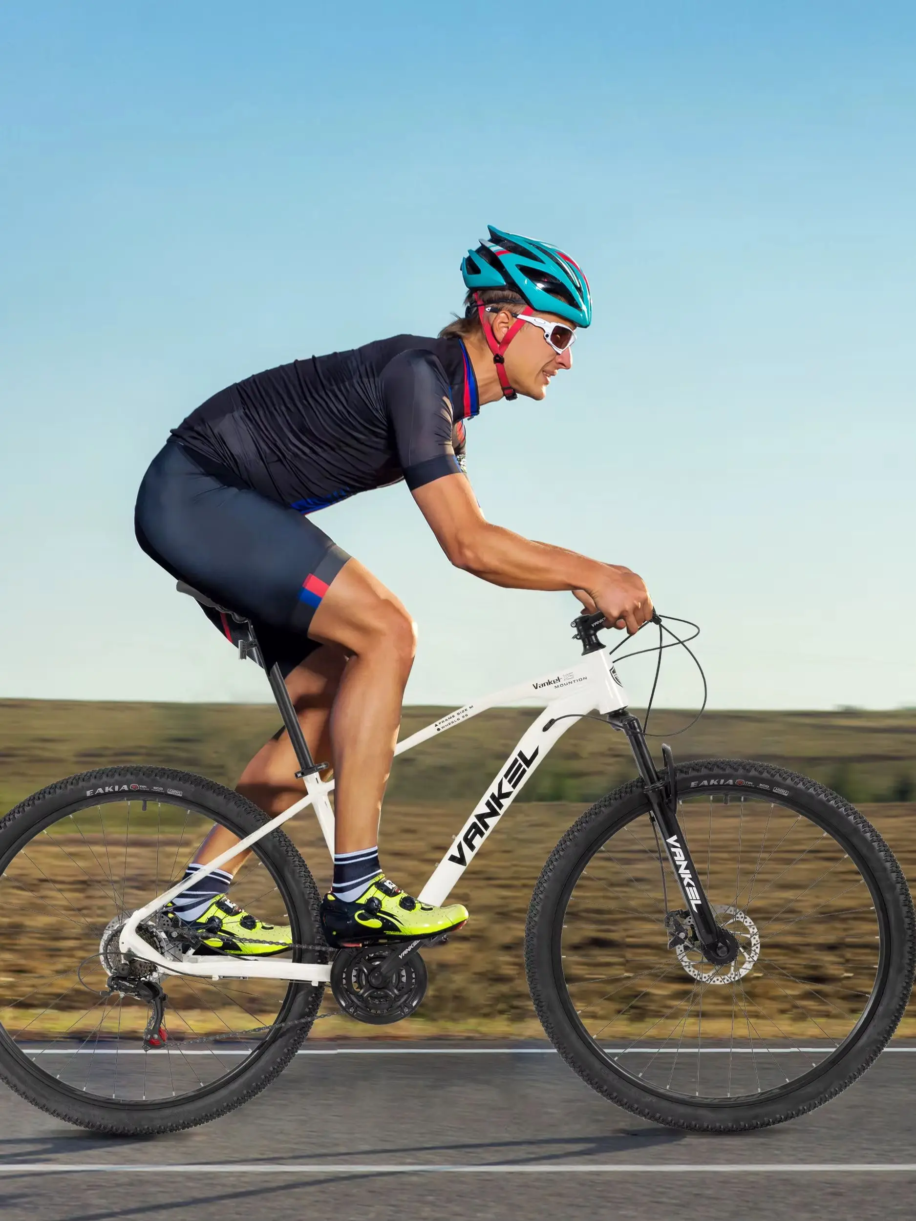 Vankel 29-Zoll-Mountainbike für Erwachsene, 21-Gang-Fahrrad & Schaltgetriebesystem, Scheibenbremse hinten, Fahrrad für Pendler, Damen & Herren, Fahrradgeschenk
