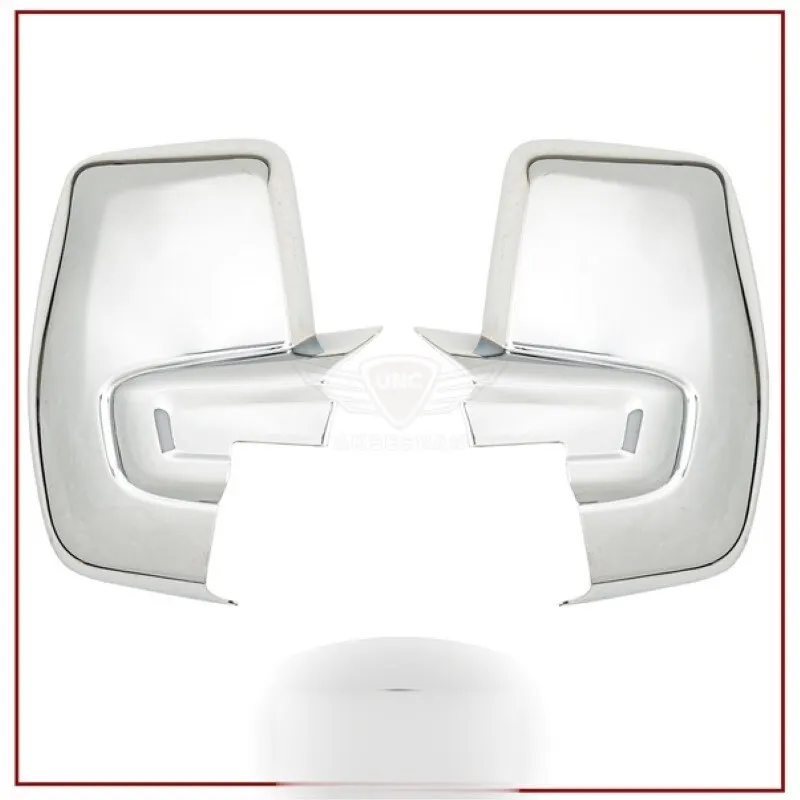 For Ford Custom 2013-2020 Mirror Cover ABS Chrome Stainless Chrome High Quality Fully Compatible Rearview Cover Durable