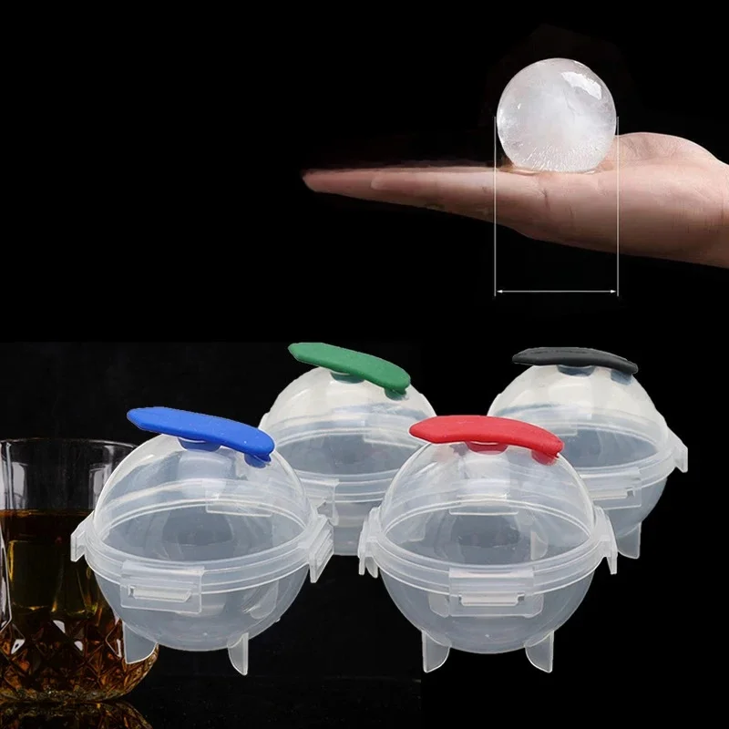Nowa 5CM okrągła forma do kostek lodu DIY maszyna do lodów plastikowa forma do lodu whisky taca na lód do narzędzia barowego gadżet kuchenny akcesoria — zdjęcie 2