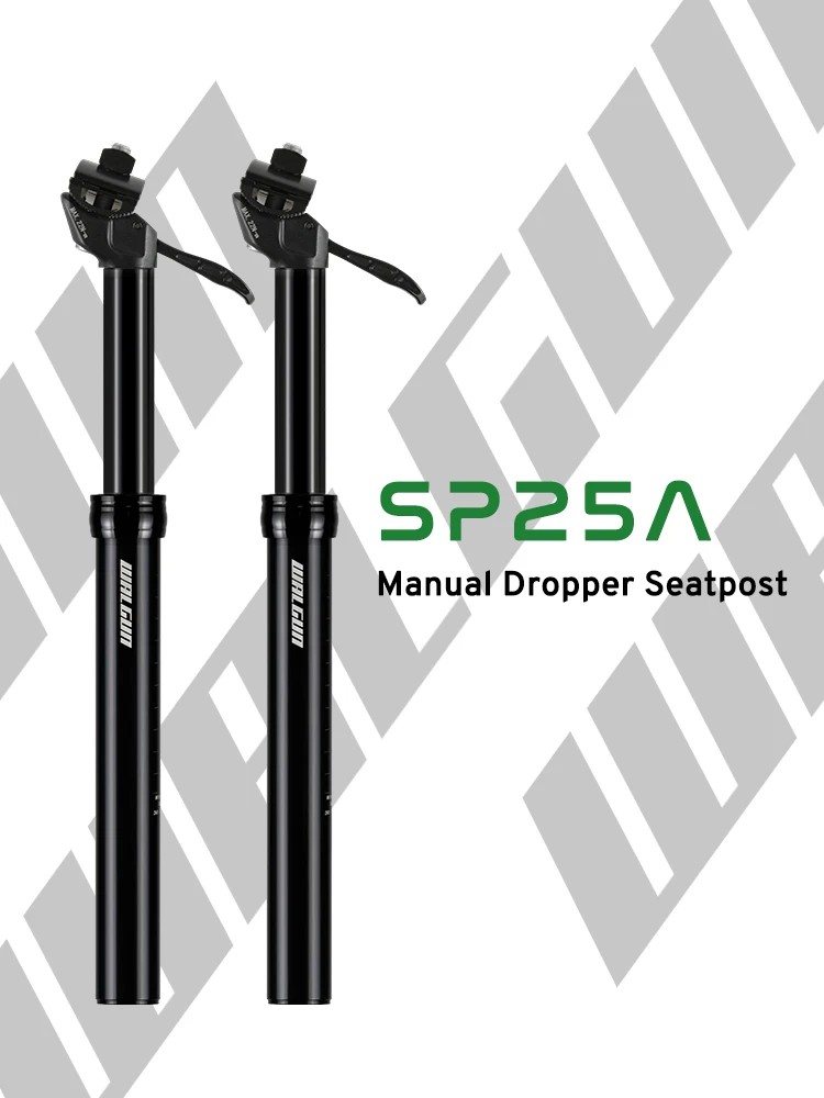 AliExpress WALGUN SP25A Manual Control Bike Dropper Seatpost Para MTB 27.2 30.9 31.6 Road Bicycle Dropper Seat Post Tube Travel 100 125 150 170