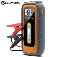 SEEISWORK Car Jump Starter Battery Power Bank 3000A for Car Starter Portable Emergency Booster 12V Auto Starting Device