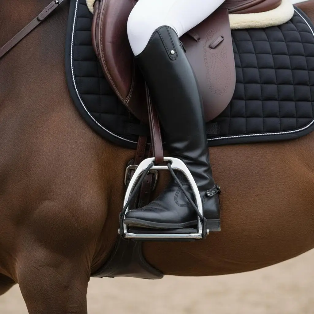 

2Pcs Horse Riding Stirrups Rubber Pedal Replacement Professional Saddle Stirrups for Race Outdoor Activities Competitions
