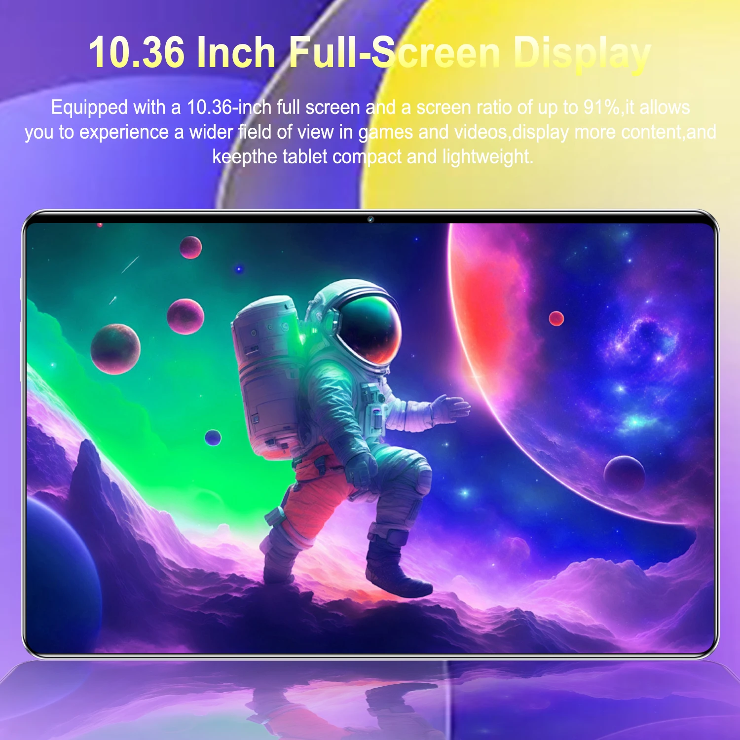 Tablet PC de 10.36 pulgadas con Android 13.0, Google Play, 5G, cámara dual, 14 núcleos, 20000 mAh, doble tarjeta SIM, Bluetooth, Wi-Fi, 16 GB + 1 TB de ROM