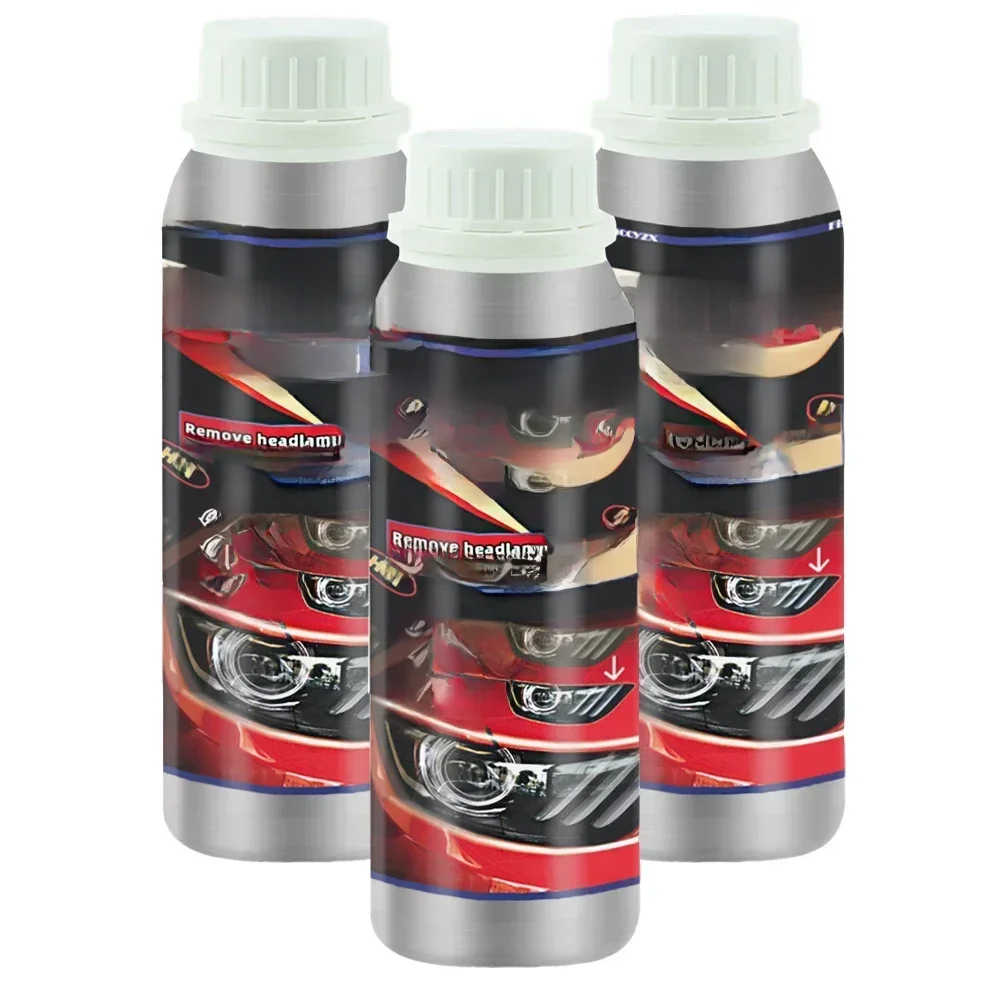 Kit de polissage chimique pour phares, liquide de réparation polymère, Kit de restauration des phares de voiture, 200ml