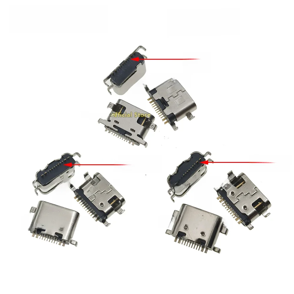 Złącze USB 3.1 Typ C 16 Pin 12P Żeńskie SMT Tab Jack Wtyk Gniazdo Wersja Do Ulefone Power 5 MTK6763 Octa Core 6.0 / iPlay 40 — zdjęcie 2