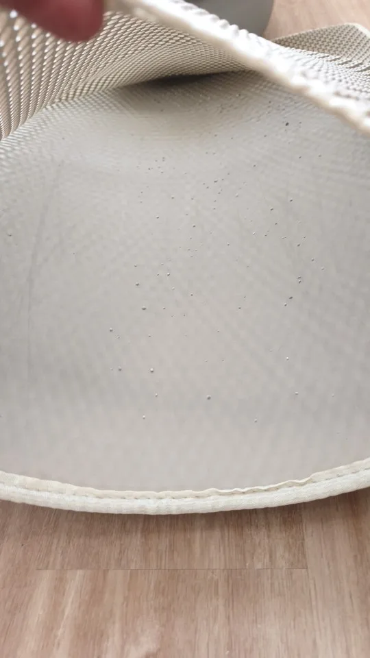 Customer review photo for Honeycomb Cat Litter Mat