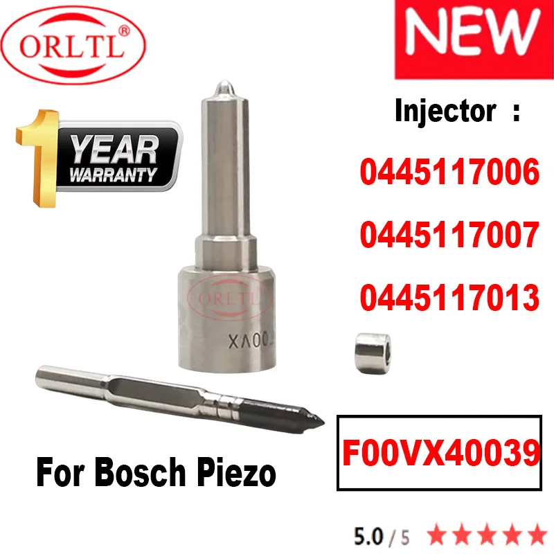 ORLTL F00VX40039 For BOSCH Common Rail Piezo Injector Nozzle 0445117006 0445117007 0445117013 High Quality Diesel Ful Nozzle