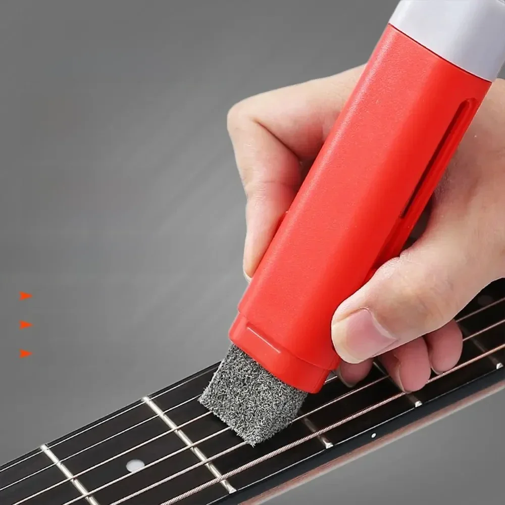 Cordes de guitare dérouillant brosse stylo cordes antirouille guitare nettoyant chaîne soin huile gomme guitare accessoire antirouille stylo de prévention