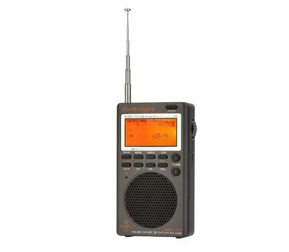 Hanrongda Hrd 747 Draagbare Radio Fm/Mw/Sw/Ssb/Lsb/Air/Cb/Vhf/Uhf/Ubd/Wx Full-Band Mini Radio-Ontvanger Stereo - afbeelding 2