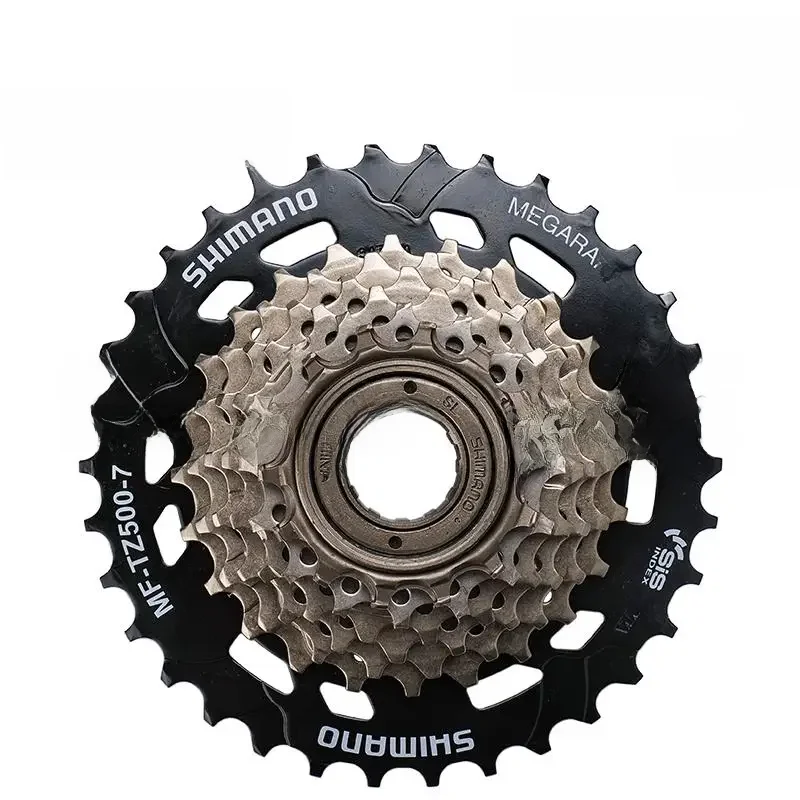 AliExpress Shimano SHIMANO TOURNEY MF-TZ500 MF-TZ31 7v 7 Speed Cassette Mountain Bike Freewheel Metal Thread Sprocket