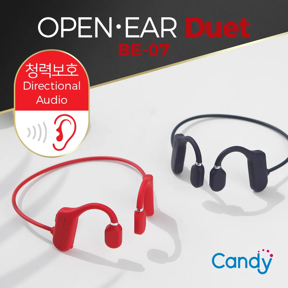 Candy Open Type Movement Jogging Mountain Wireless Goal-conductive Bluetooth Earphone Goal-conductive Headset Open Eore BE-07