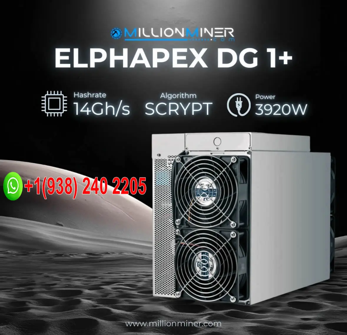 

DCE Новая модель LTC DOGE Elphapex DG2 + 20,5G Miner 3950W Mining Rig Dogecoin Litcoin Липпона Преимущество продукта партии
