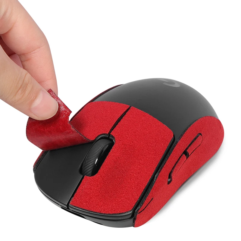 Nova chegada camurça completa/meia capa mouse adesivo anti-deslizamento mouse adesivo para logitech gpw gpxs gpw 2 gaming mouse