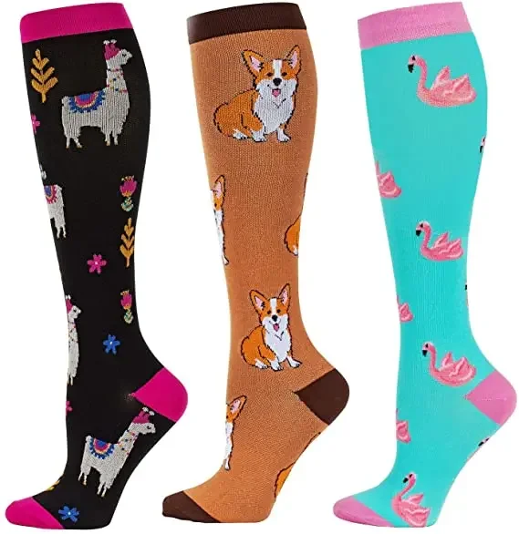 Chaussettes de Compression unisexes, chaussettes de Sport pour course à pied, Marathon, meilleure infirmière graduée pour œdème, diabète, varices, fasciite plantaire