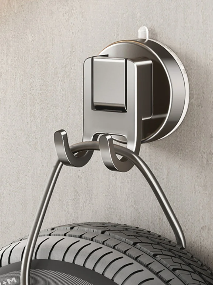 خطافات أكواب الشفط - خطافات حائط بدون مثقاب للحمام والمطبخ والباب والبلاط والزجاج، تحمل 5 رطل، قابلة للإزالة وقابلة لإعادة الاستخدام (شفافة