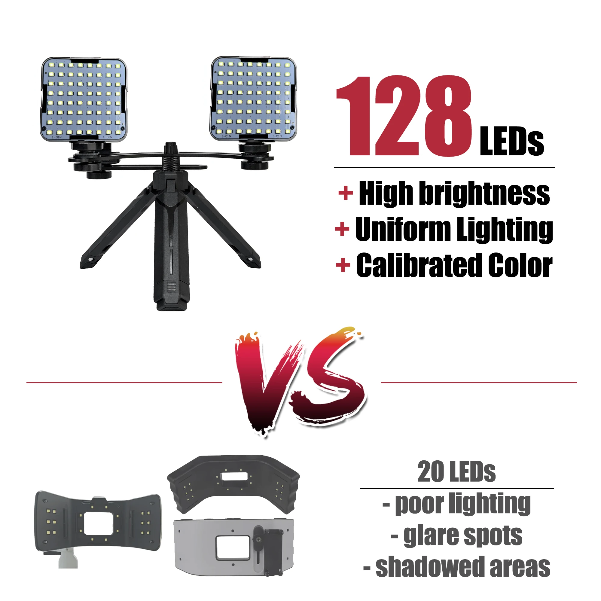 HERA Photography Light MK019 Filling Lamp for Photos And Videos Flashlight Colorimetry Tool MK-019