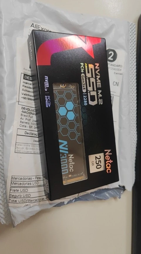 Netac NVMe SSD M2 1TB 2TB 500GB 250GB 3500MB/s SSD PCIe3.0 M.2 2280 SInternal Solid State Drives Disk NV3000 for Laptop Desktop photo review