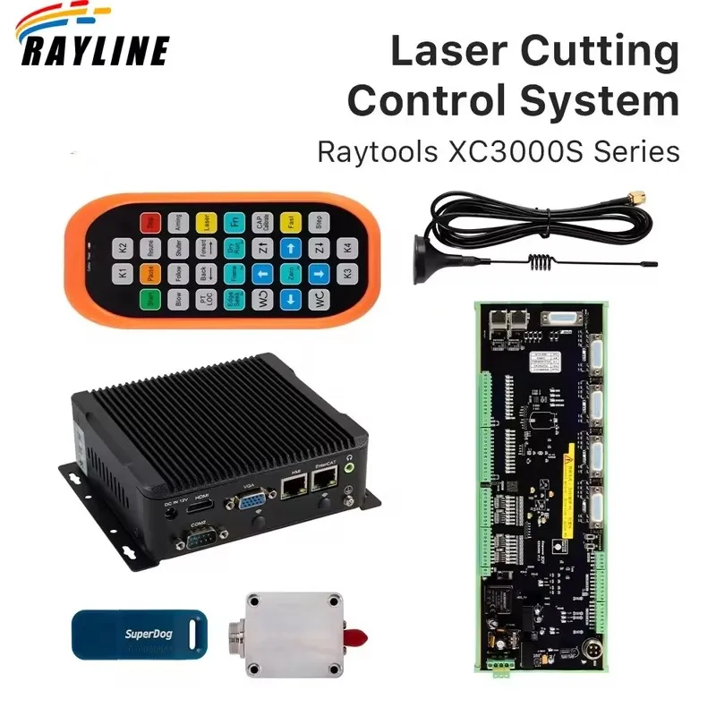 Raytools XC3000S Series Laser Cutting System Pulse/EtherCAT Laser Cutting Machine Control System for Metal Cutting