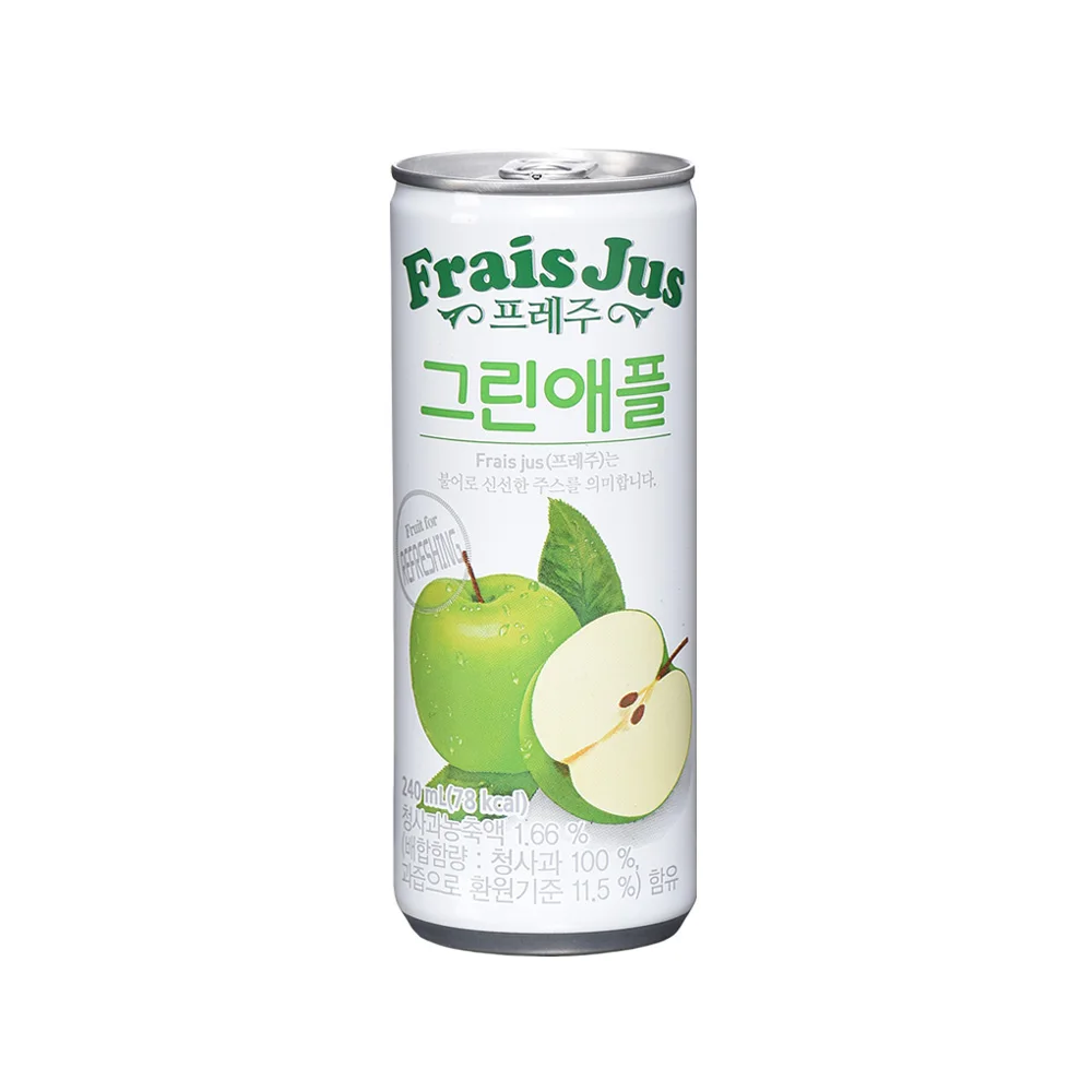 30 cans of anhwa preju green Apple 240ml