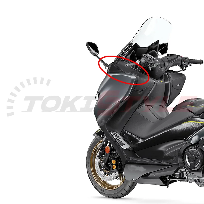 Motorcycle Front Handlebar Air Intake Tube Dash Cover Fairing For Yamaha T-MAX TMAX 530 2017-2019 TMAX 560 2019-2021