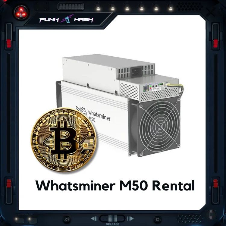 Аренда ASIC-майнера MicroBT Whatsminer BTC Miner Whatsminer M50 120Th/s 3422W Риг для майнинга ASIC BTC BCH Майнер M50 Биткойн Майнер