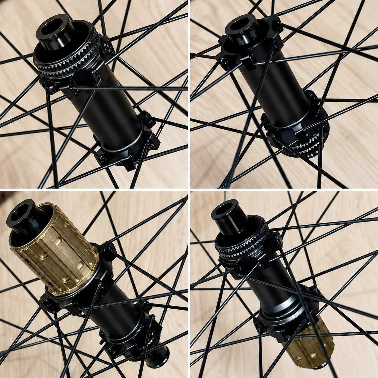 Rennrad-Scheibenbremsenlaufräder mit Ratchet-System, 700C 36T Wave Carbon Laufradsatz, 50mm Profilhöhe, Rennrad-Speichenlaufräder, 24 Speichen, Aero Carbonfaser-Laufräder – Detail 19
