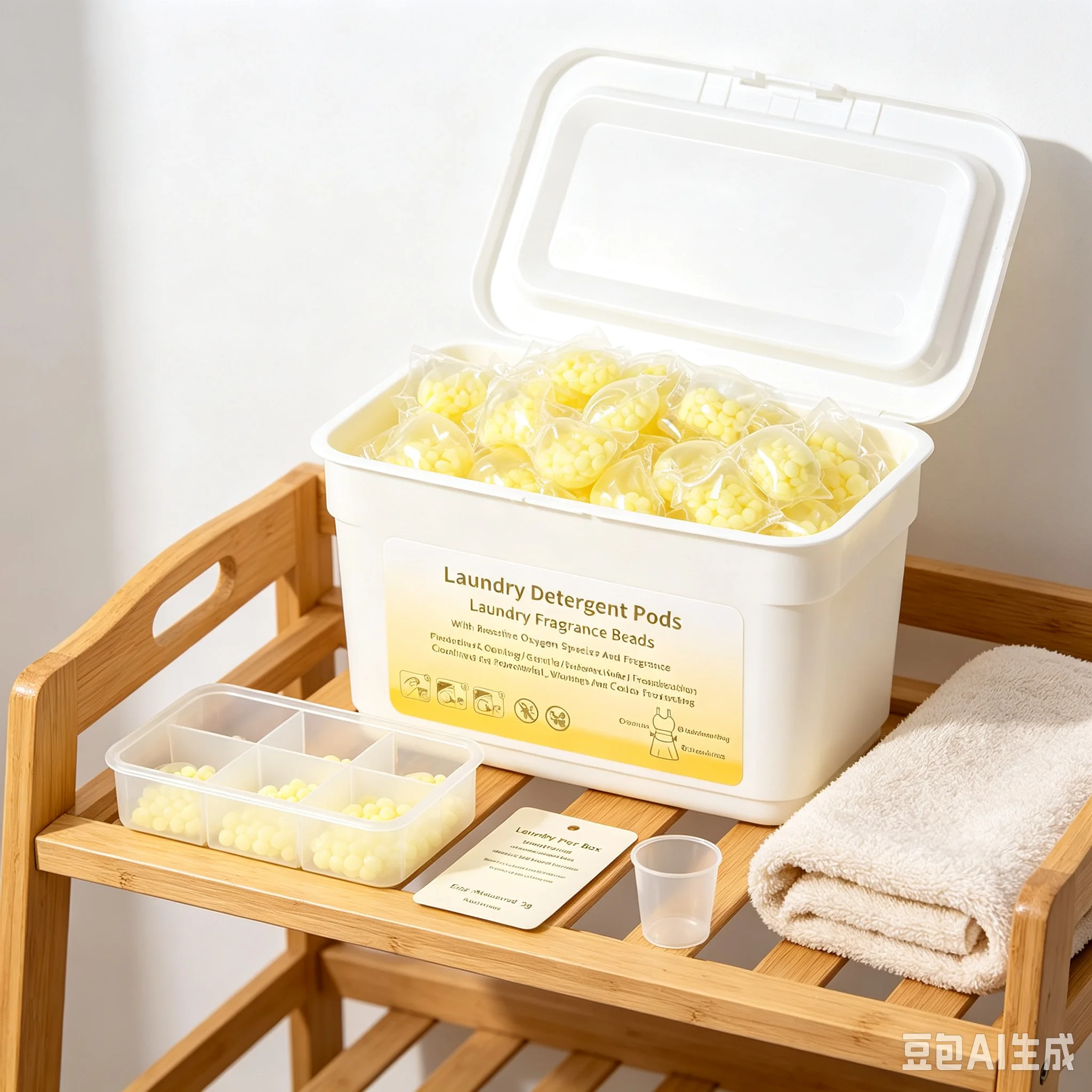Laundry Scent Booster Beads Water‑Soluble Fragrance Beads, 320g/Box, Long Lasting Scent, Gentle for Baby Sensitive Skin