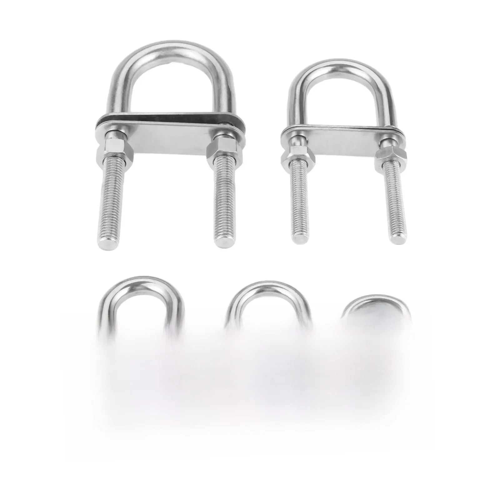 1Pc M5 M6 M8 M10 M12 ze stali nierdzewnej 304 Marine Rigging Bow/Stern Eye u-bolt na sprzęt do łodzi części łodzi srebrny — zdjęcie 2