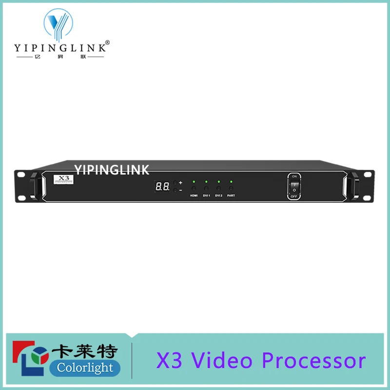 Colorlight X3 Video Processor With 4 LAN Ports 2.6 Million Pixels LED Display Video Wall