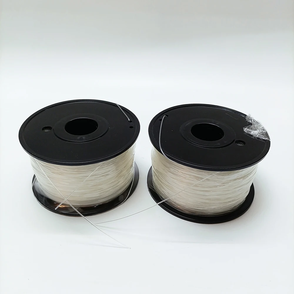 500M SM Simplex Invisible Fiber Optical Drop Cable Transparent Patch Cord 1310nm/1550nm FTTH Indoor G657A2 1Core