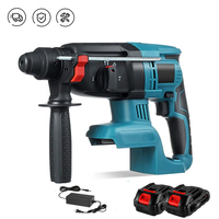 Rechargeable Hammer 27mm Impact 18V 4 Functions Electric Cordless rotor Hammer For 18V Makita Battery