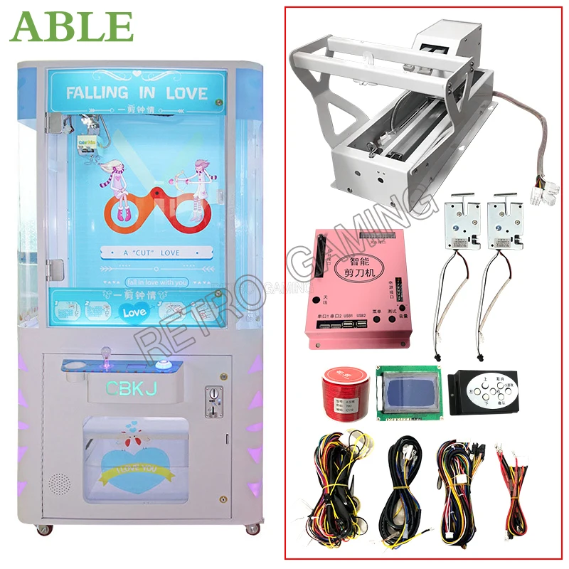 Coin Operated Claw Machine Gantry With Claw Parts Claw Machine Kit QL Accessories Scissors Machine Kit Game Motherboard Arcade