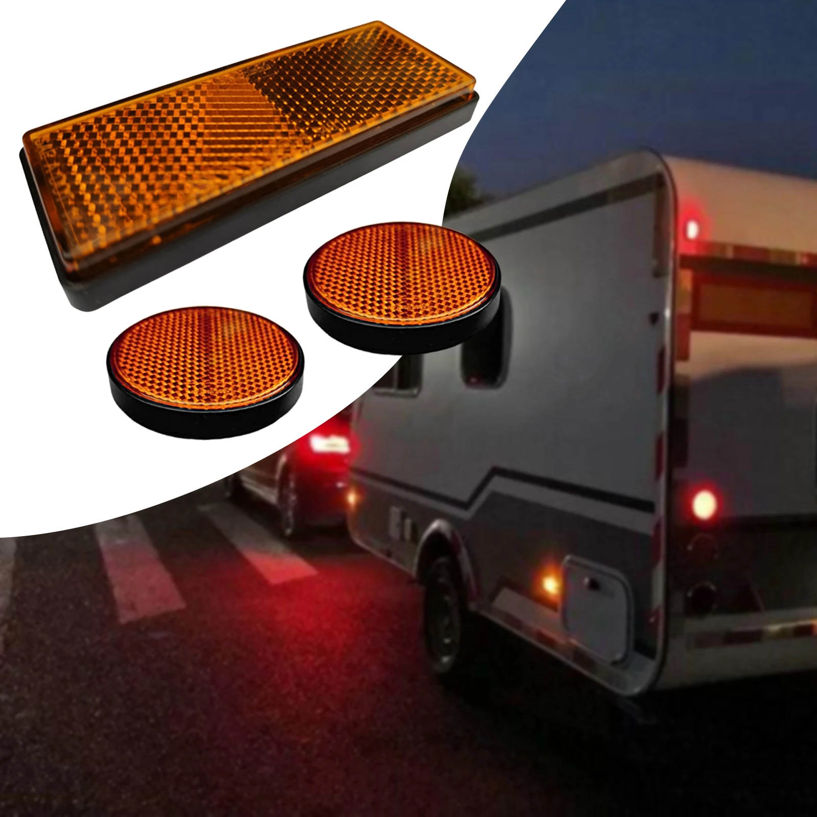 

Reflector Light Reflective Strip Night Driving Safety Accessories Dark Scene Visibility Improvement Gadget